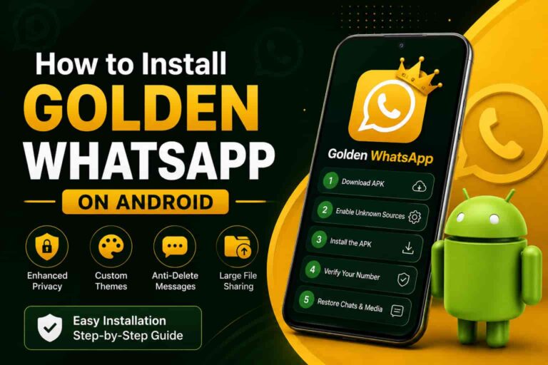 Golden WhatsApp installation guide for Android