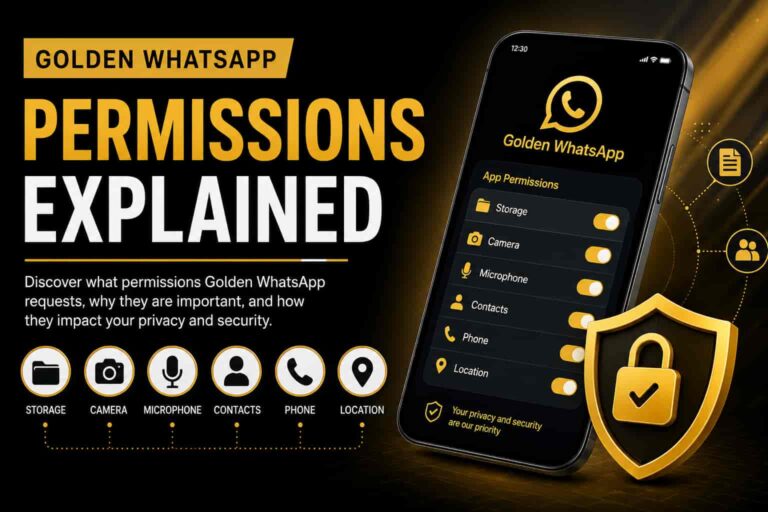 Golden WhatsApp permissions explained privacy and security guide